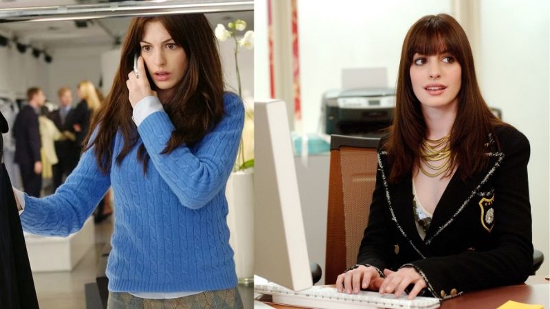 A importância dos figurinos em filmes. 
O Diabo Veste Prada. Foto: Reprodução/20th Century Studios. 
Montagem: Blog Hipérion.