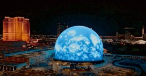 Conheça a Sphere, arena futurista de Las Vegas que está conquistando o mundo. Foto: Reprodução.