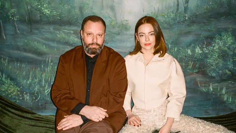 Diretores e seus atores preferidos. Yorgos Lanthimos e Emma Stone. Foto: Chantal Anderson/Variety.
