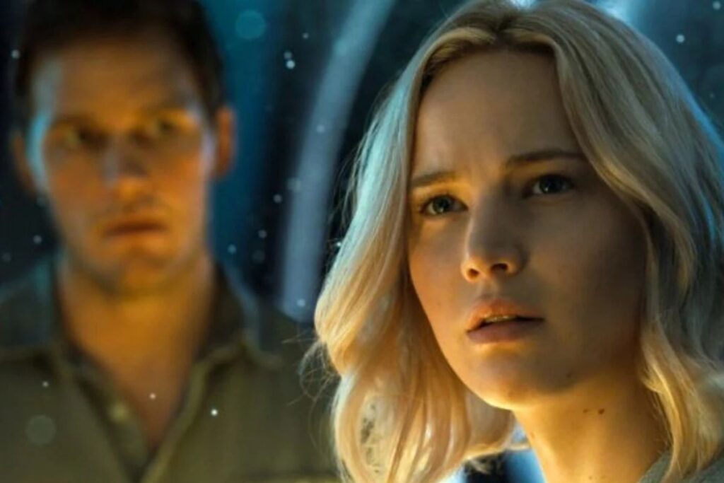 Jennifer Lawrence acreditou neste filme de ficção científica. Foto: Reprodução.