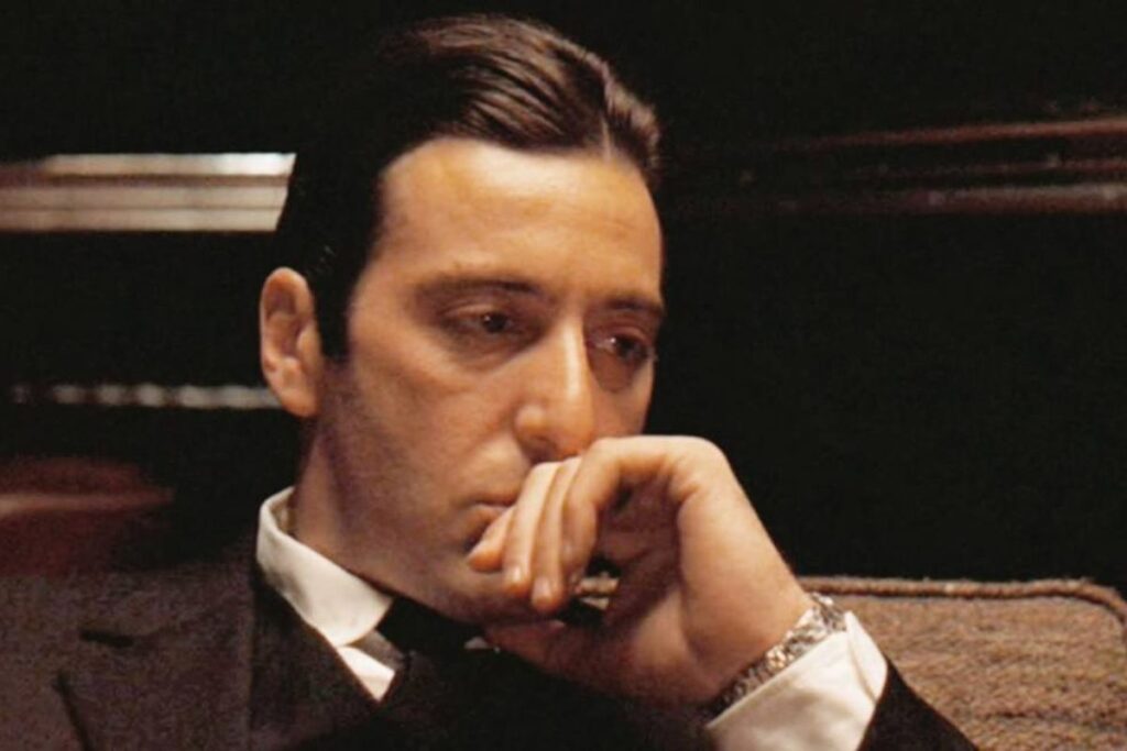 Al Pacino como Michael Corleone em "O Poderoso Chefão". Foto: Reprodução/Paramount Pictures.