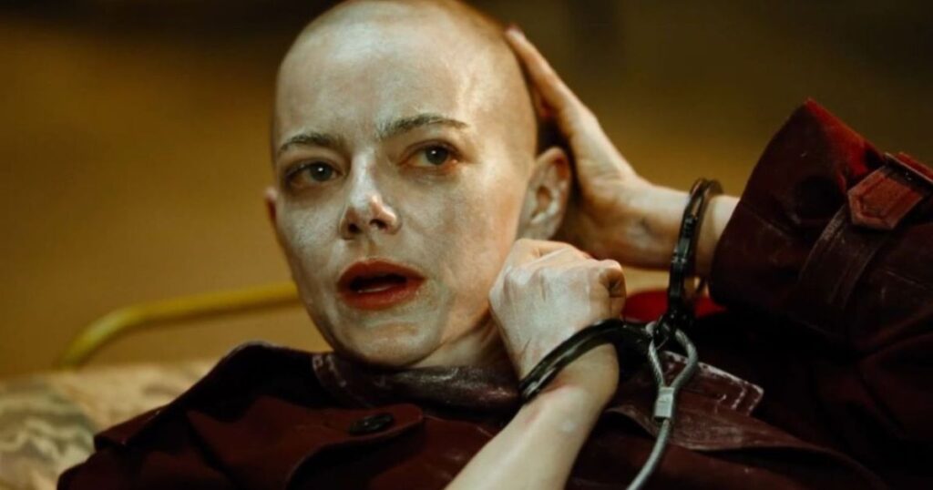 Bugonia: Emma Stone raspou a cabeça? Veja a resposta. Foto: Divulgação.