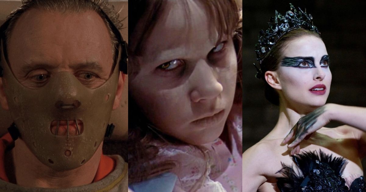 Filmes de terror que ganharam o Oscar. Fotos: Reprodução. Montagem: Blog Hipérion.